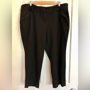 Alfani Size 24WP Alfani Black Slacks. EUC. Like new condition. Beautiful detail.